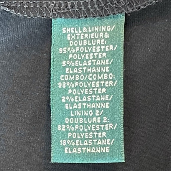 LAUREN RALPH LAUREN ~Black Full Length Gown ~Twist Detail & Peek-a-Boo Lace ~ 10 - Picture 11 of 16